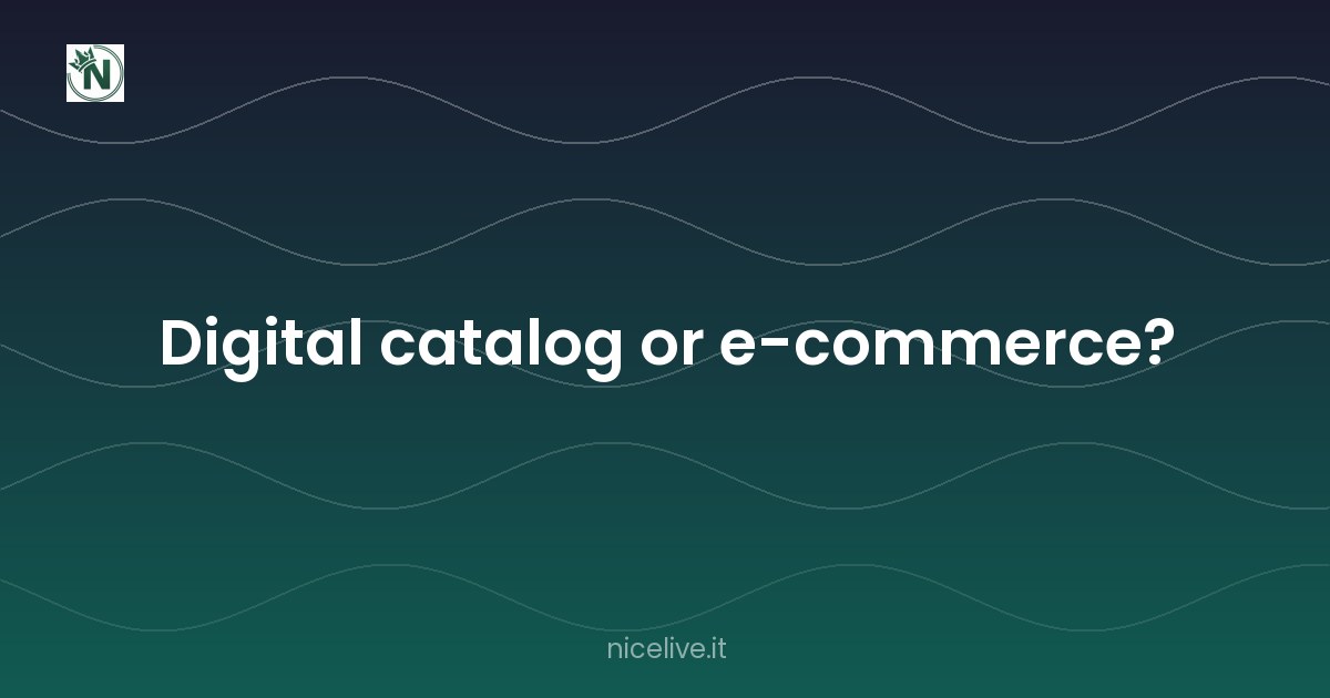 Digital catalog or e-commerce?